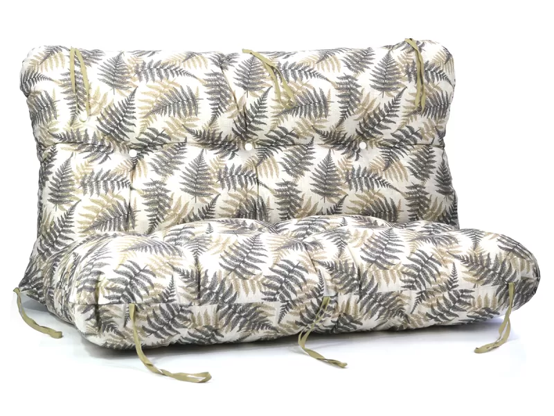 Μαξιλάρι για καναπέ με ενσωματωμένη πλάτη λονέτα - Σχέδιο Φύλλα Tori 801