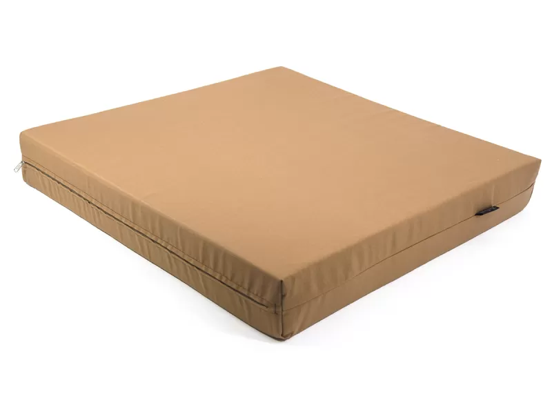 Μαξιλάρι μονόχρωμο λονέτα ύφασμα Caramel για παλέτα και ευρωπαλέτα