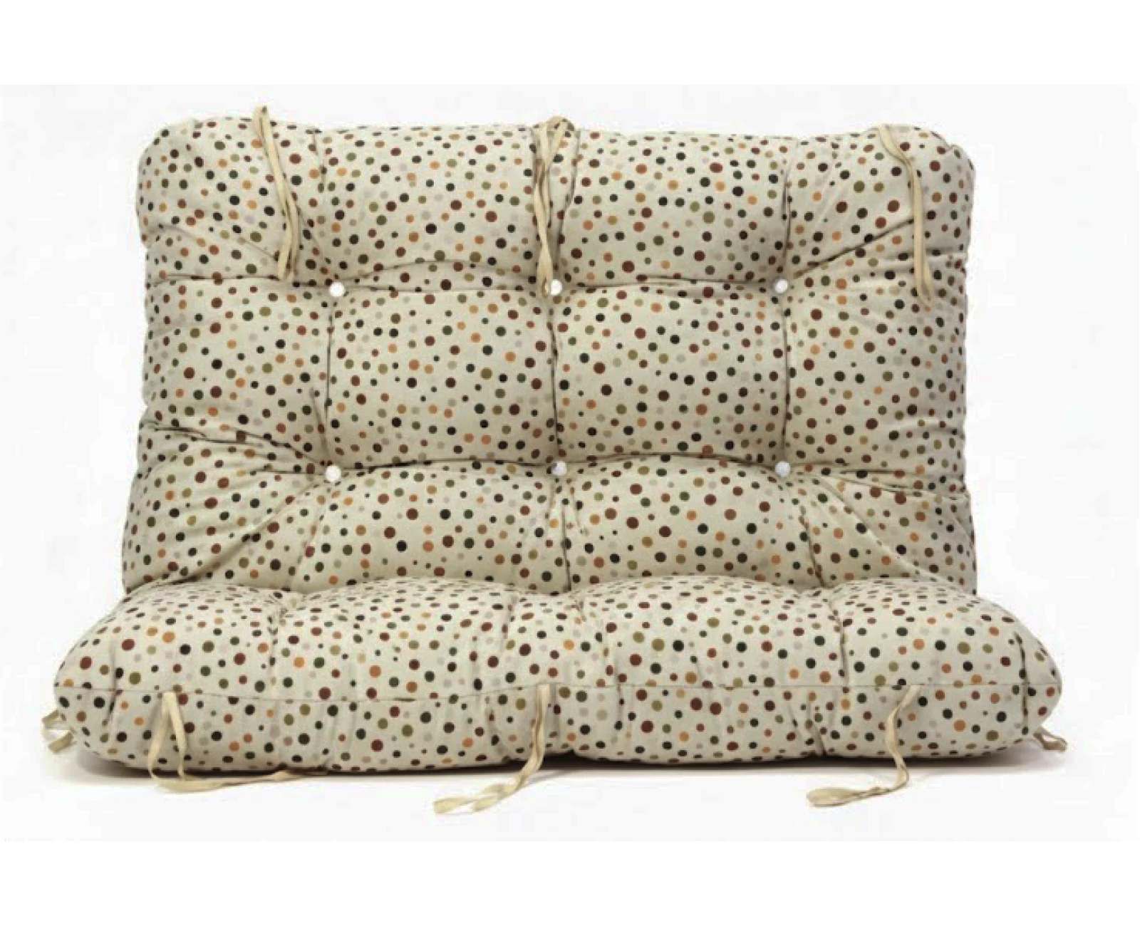 Μαξιλάρι για καναπέ με ενσωματωμένη πλάτη - πουά- Λονέτα Ύφασμα Με Σχέδιο | Mypouf.gr