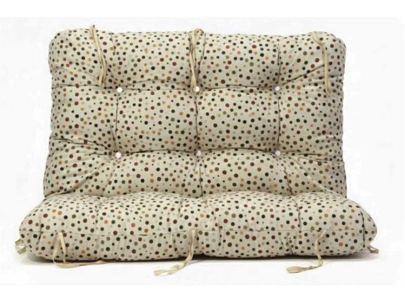 Μαξιλάρι για καναπέ με ενσωματωμένη πλάτη - πουά- Λονέτα Ύφασμα Με Σχέδιο