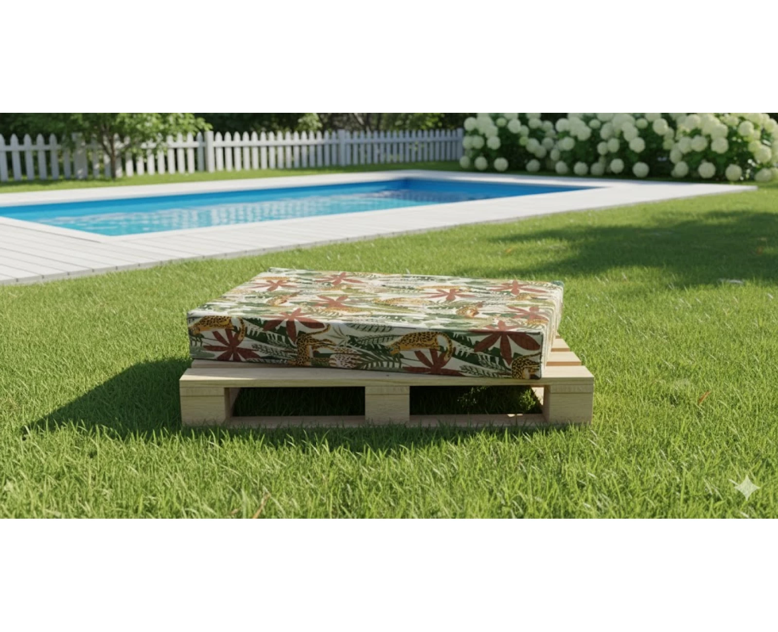 Μαξιλάρι λονέτα ύφασμα για παλέτα και ευρωπαλέτα Joungle | Mypouf.gr