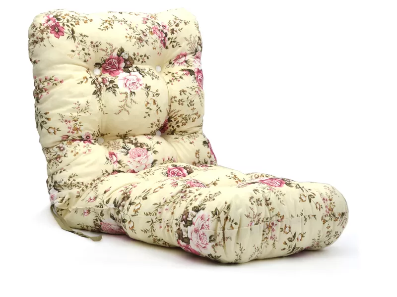 Μαξιλάρι μπαμπού Floral Rakel 101 ύφασμα λονέτα με πλάτη