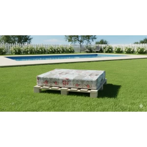 Μαξιλάρι Σχέδιο Heart Lia 401 λονέτα ύφασμα για παλέτα και ευρωπαλέτα