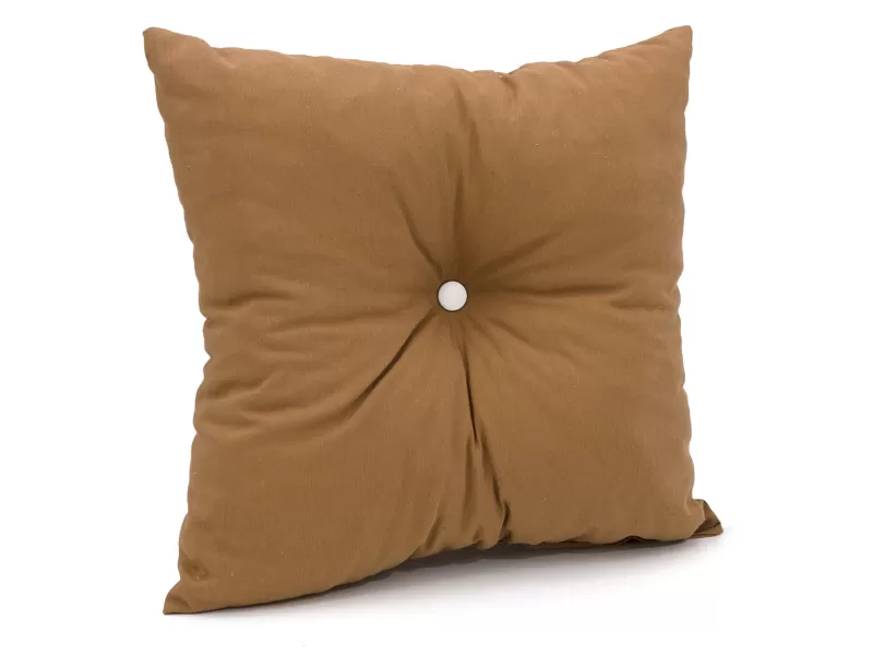 Μαξιλάρι Πλάτης Με 2 Κουμπιά Λονέτα Caramel