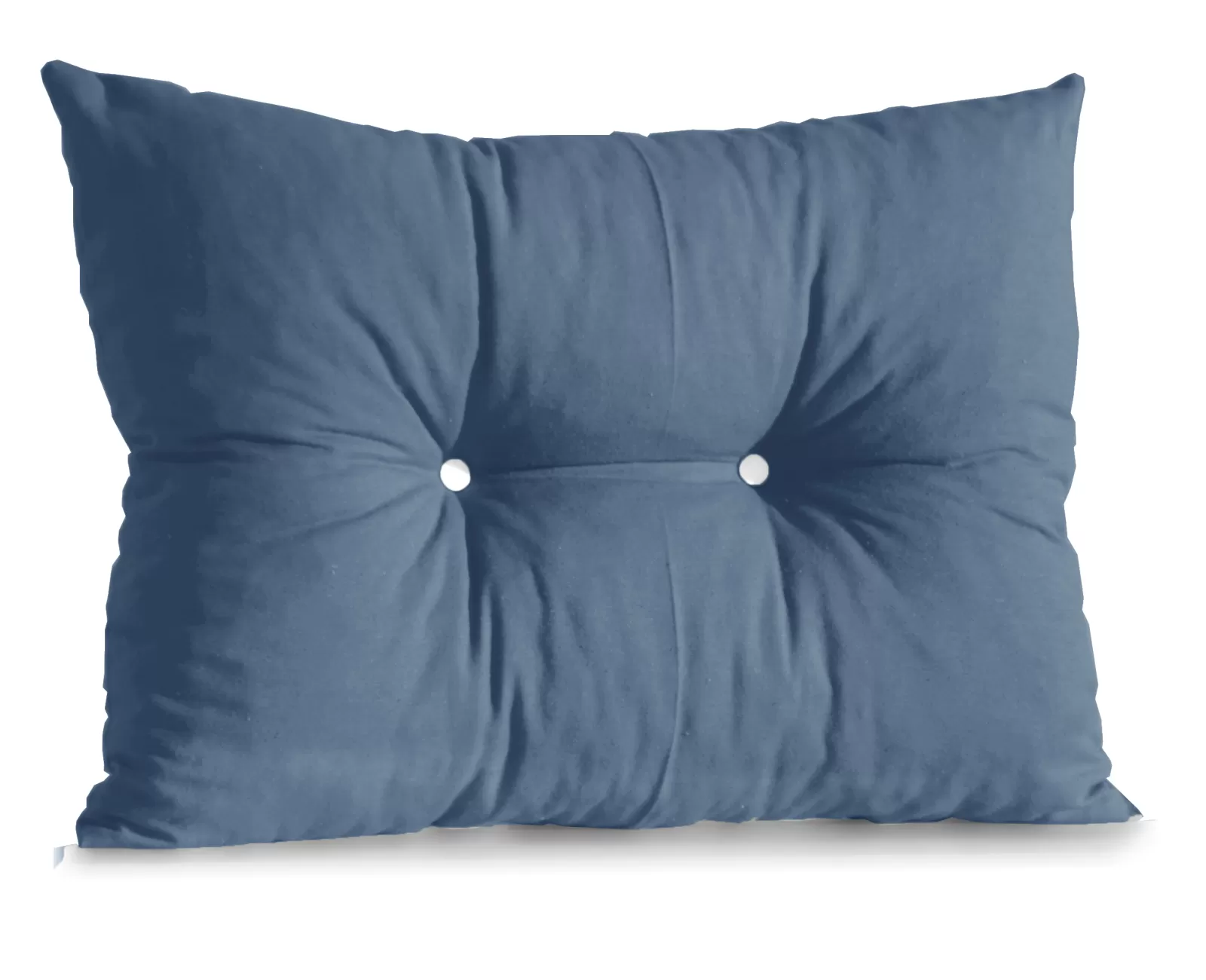 Μαξιλάρι Πλάτης Με 2 Κουμπιά Λονέτα μπλέ Denim | Mypouf.gr Μαξιλάρι Πλάτης Με 2 Κουμπιά Λονέτα μπλέ Denim | Mypouf.gr