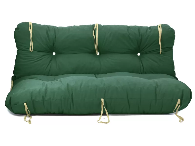 Μαξιλάρι για καναπέ με ενσωματωμένη πλάτη λονέτα - Μονόχρωμο Κυπαρισσί