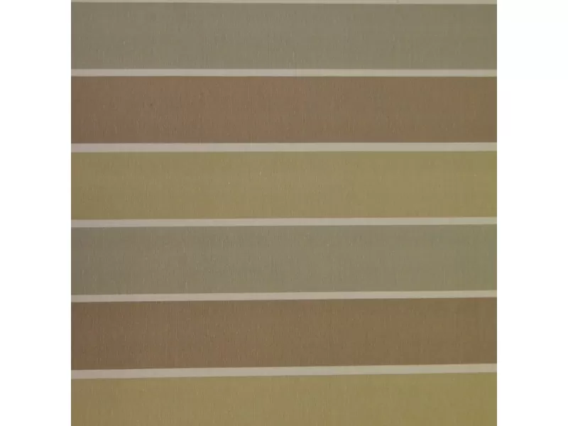 Μαξιλάρι στρογγυλό κάθισμα μπαμπού - Λονέτα Σχέδιο Με Ρίγες Φαρδιές Μπέζ - Καφέ