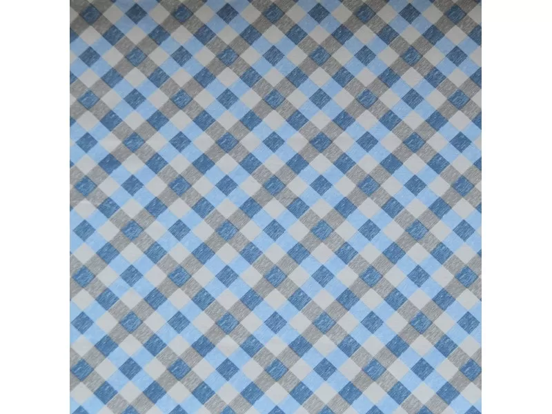 Μαξιλάρι καναπέ - δαπέδου με σχέδιο Μπέζ - Μπλέ | Ύφασμα Λονέτα