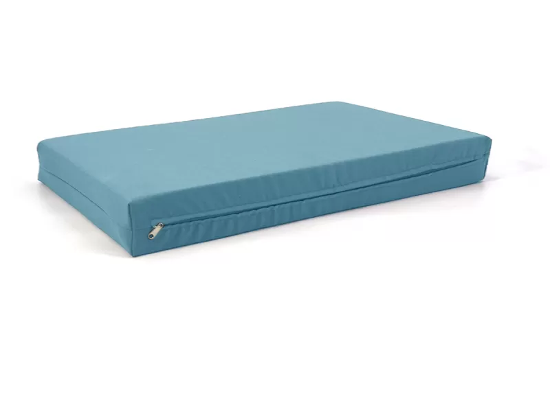 Μαξιλάρι μονόχρωμο λονέτα ύφασμα γαλάζιο για παλέτα και ευρωπαλέτα