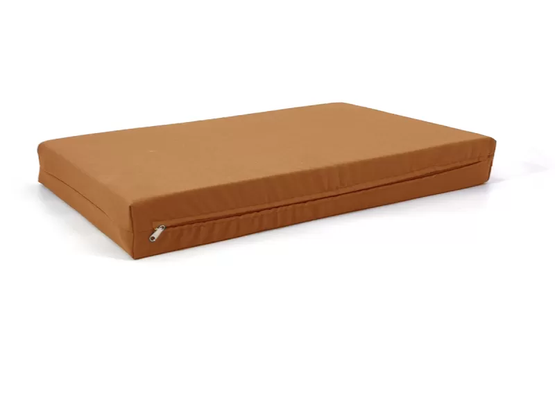 Μαξιλάρι μονόχρωμο λονέτα ύφασμα πορτοκαλί για παλέτα και ευρωπαλέτα