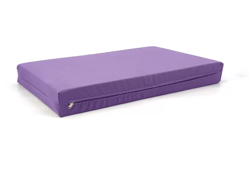 Μαξιλάρι μονόχρωμο λονέτα ύφασμα μωβ για παλέτα και ευρωπαλέτα