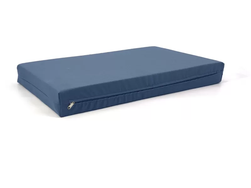 Μαξιλάρι μονόχρωμο λονέτα ύφασμα Denim μπλέ για παλέτα και ευρωπαλέτα