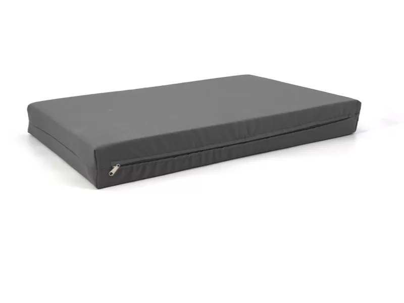 Μαξιλάρι μονόχρωμο λονέτα ύφασμα Ανθρακί για παλέτα και ευρωπαλέτα