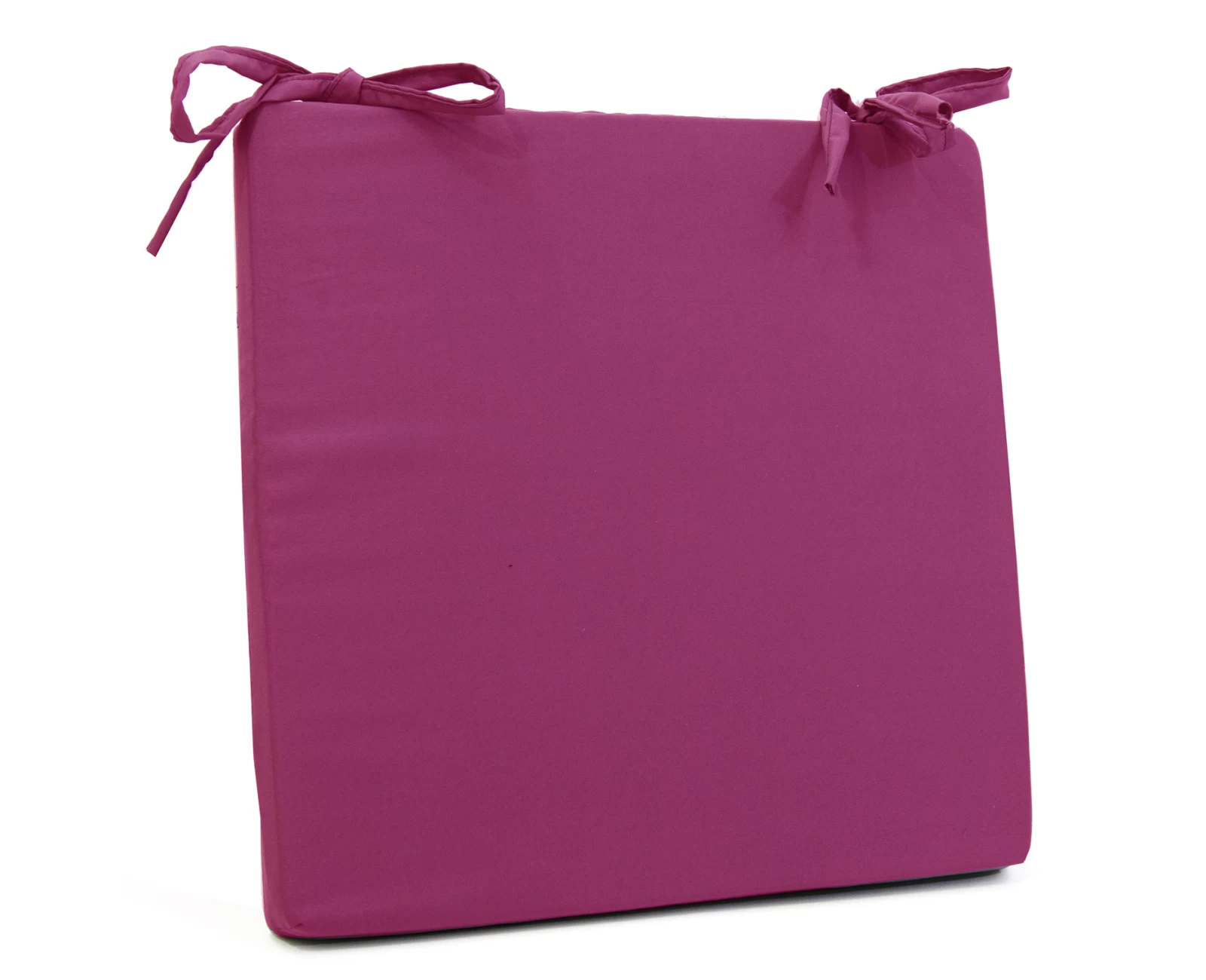 Μαξιλάρι καρέκλας τετράγωνο φούξια χρώμα (Κρετόν Ύφασμα) | Mypouf.gr