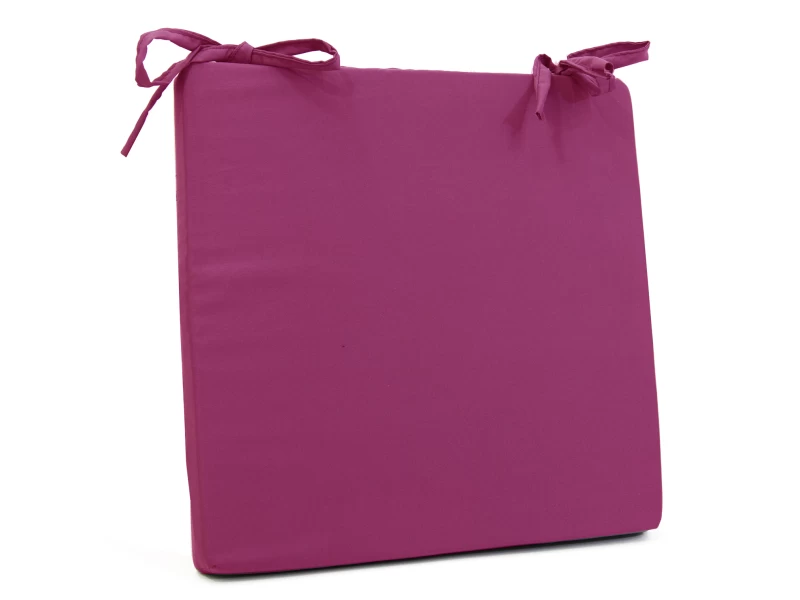 Μαξιλάρι καρέκλας τετράγωνο φούξια χρώμα (Κρετόν Ύφασμα)