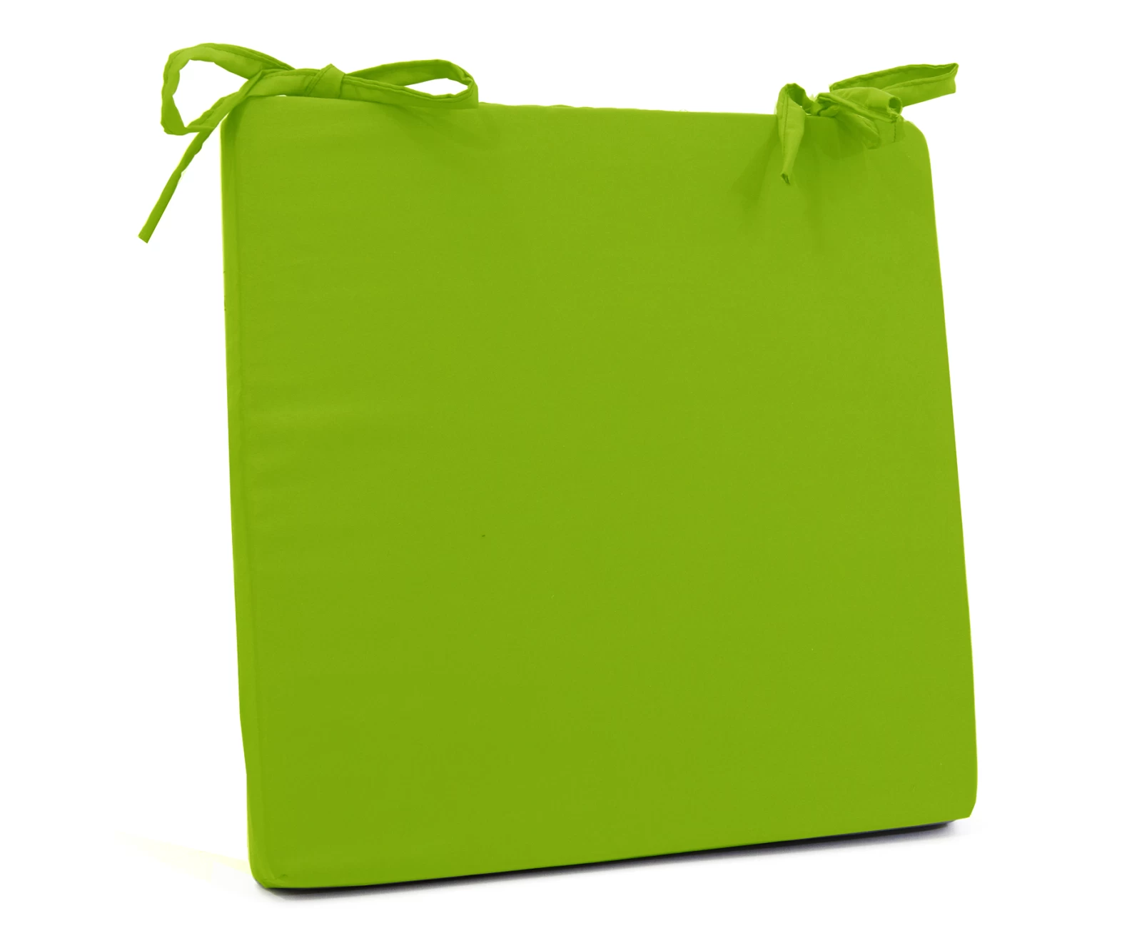 Μαξιλάρι καρέκλας τετράγωνο λαχανί χρώμα (Κρετόν Ύφασμα) | Mypouf.gr