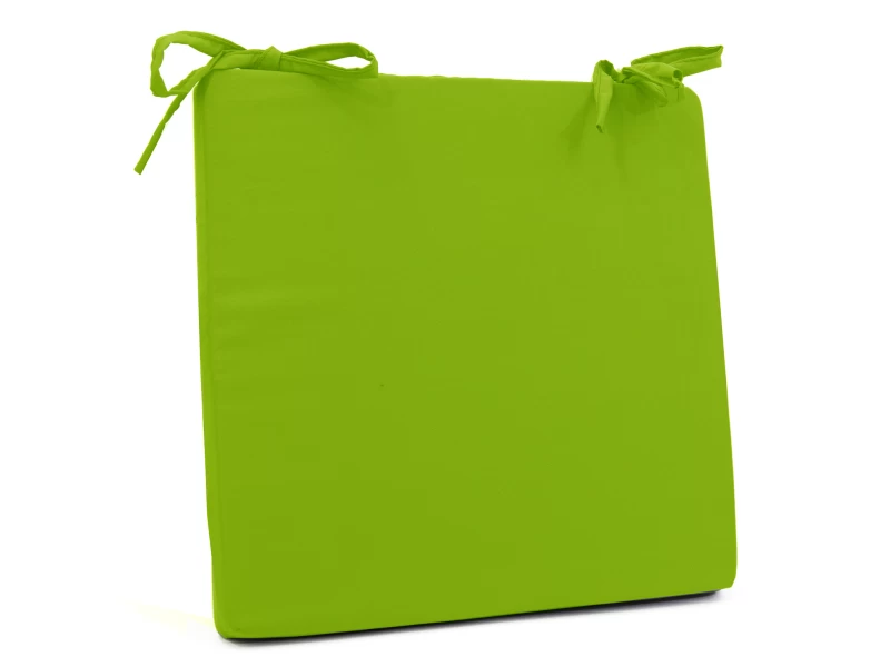 Μαξιλάρι καρέκλας τετράγωνο λαχανί χρώμα (Κρετόν Ύφασμα)