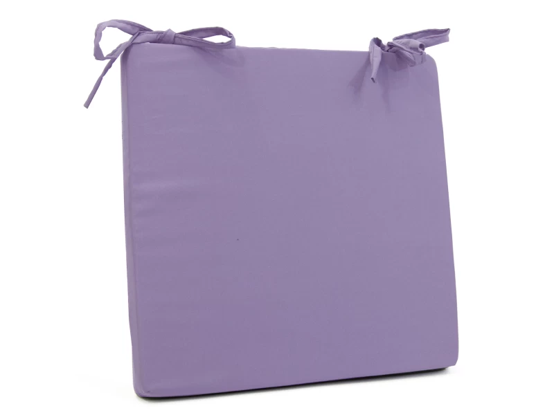 Μαξιλάρι καρέκλας τετράγωνο λιλά χρώμα