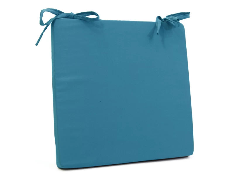 Μαξιλάρι καρέκλας τετράγωνο, τιρκουάζ Poliester χρώμα