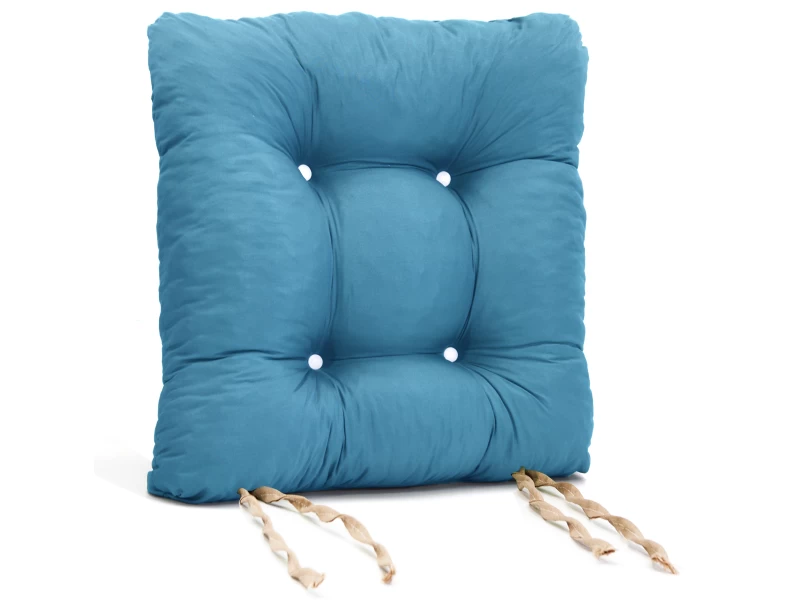 Μαξιλάρι κάθισμα μπαμπού - Poliester ύφασμα τιρκουάζ