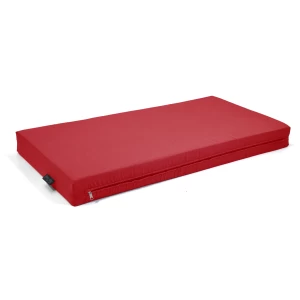 Μαξιλάρι μονόχρωμο κόκκινο για παλέτα και ευρωπαλέτα (Ύφασμα Κρετόν)