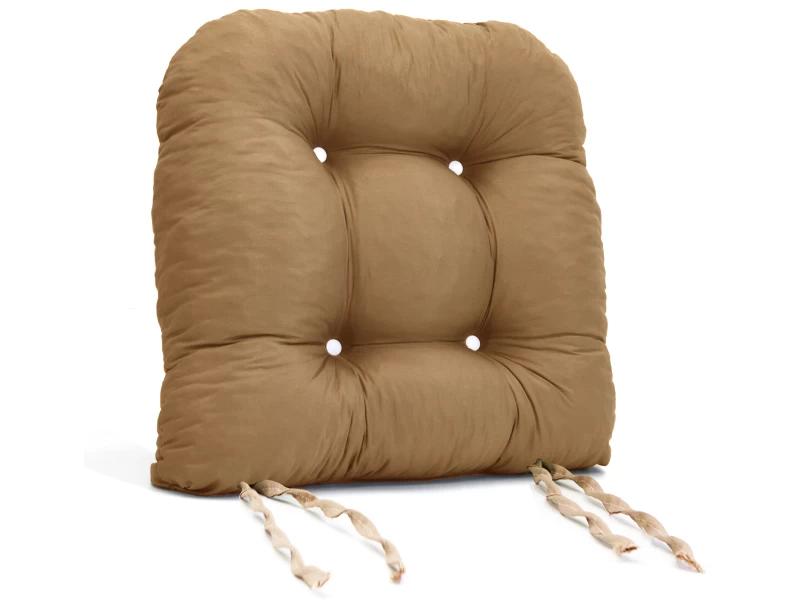 Μαξιλάρι πέταλο μπαμπού - Poliester caramel ύφασμα