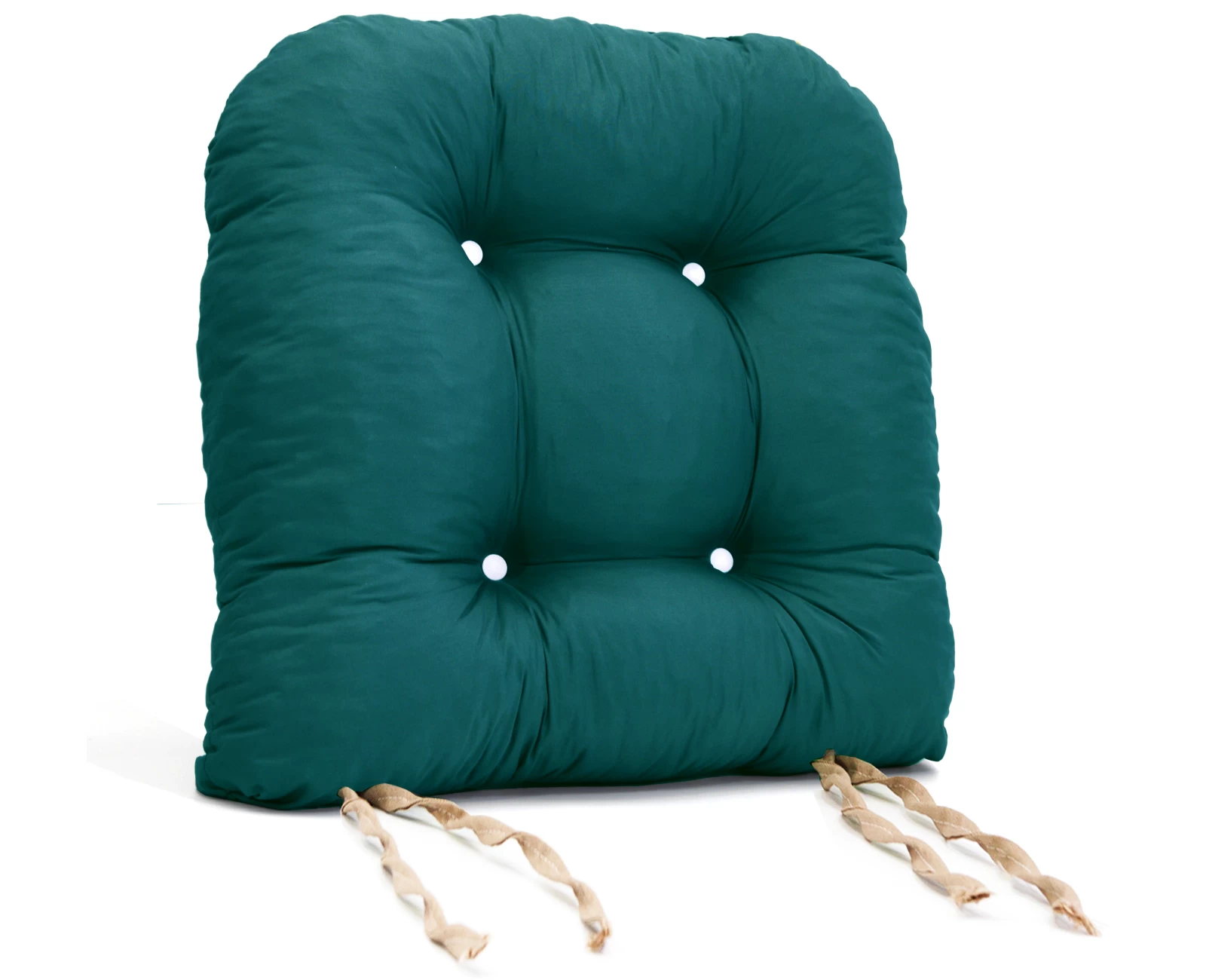 Μαξιλάρι πέταλο μπαμπού - Poliester πετρόλ σκούρο ύφασμα | Mypouf.gr