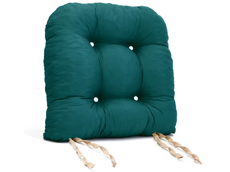 Μαξιλάρι πέταλο μπαμπού - Poliester πετρόλ σκούρο ύφασμα