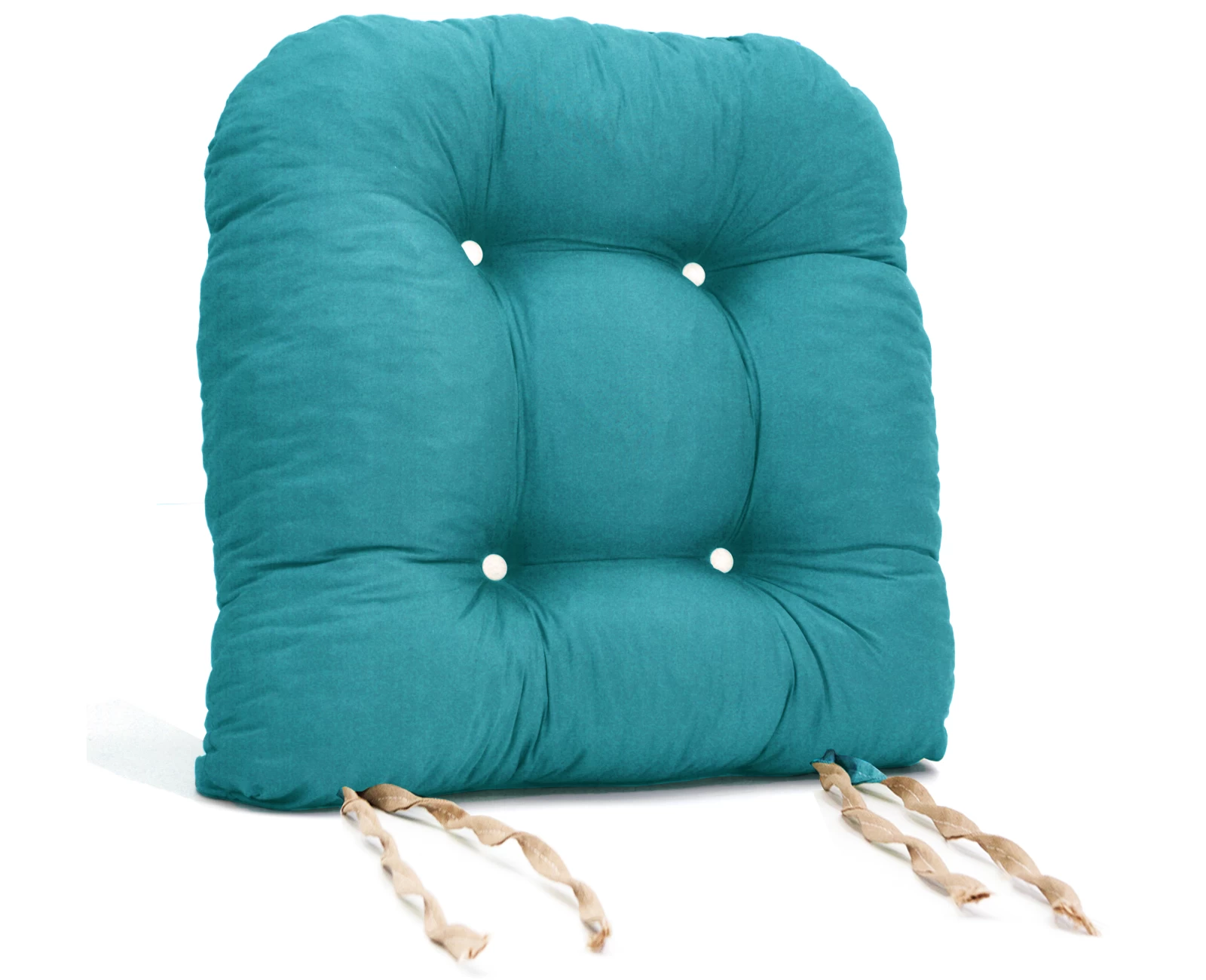 Μαξιλάρι πέταλο μπαμπού - Poliester τιρκουάζ ύφασμα | Mypouf.gr