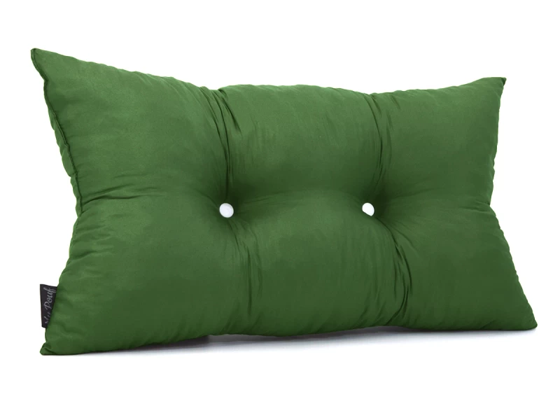 Μαξιλάρι πλάτης με 2 κουμπιά  Poliester ύφασμα πράσινο