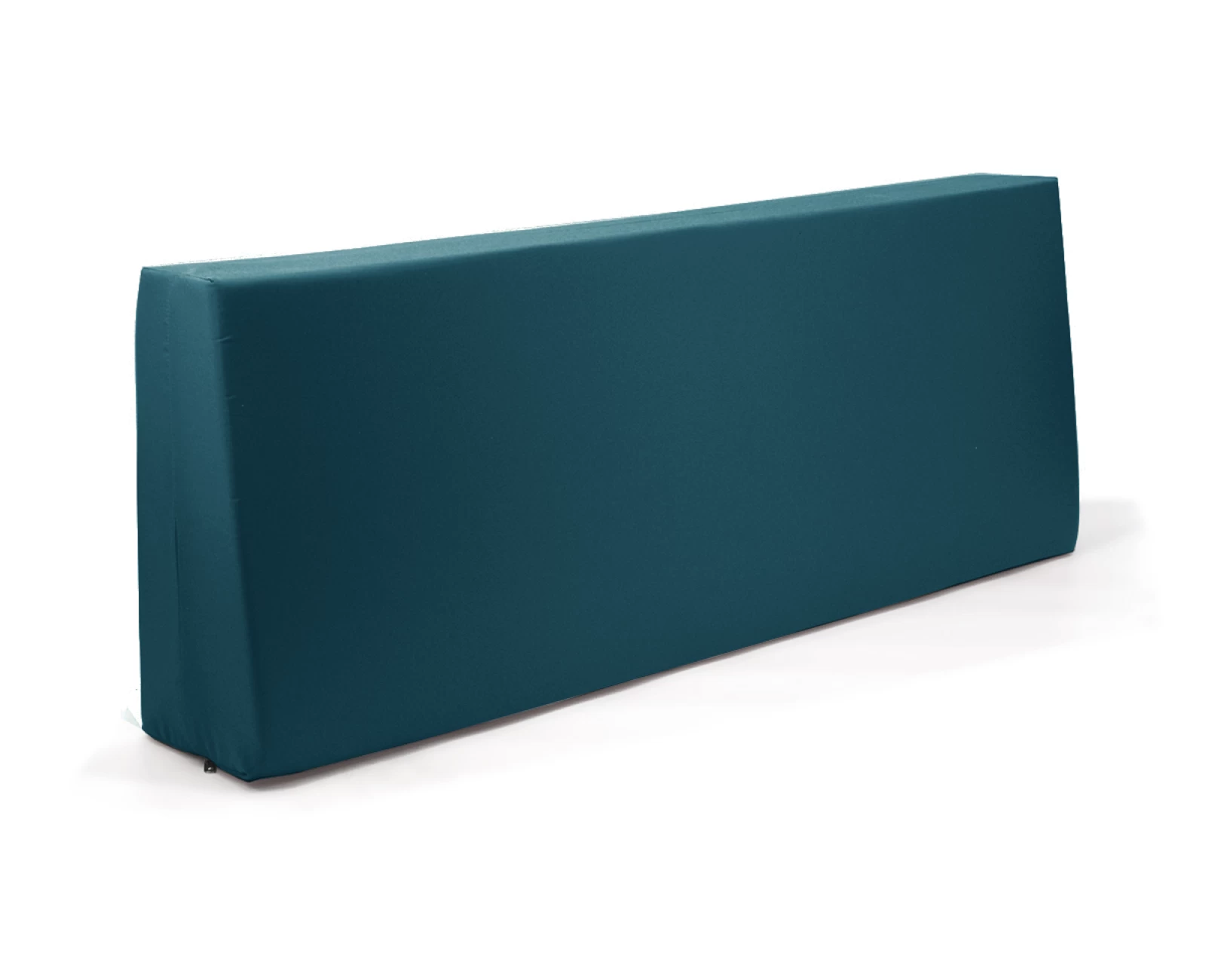 Μαξιλάρι πλάτης τριγωνικό πετρόλ σκούρο Poliester | Mypouf.gr