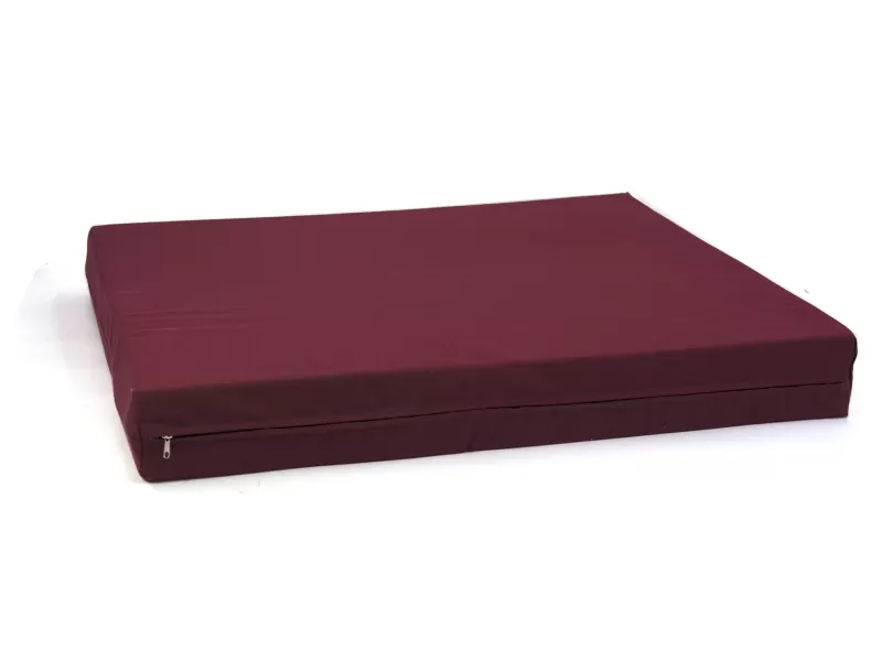 Μαξιλάρι μονόχρωμο λονέτα ύφασμα μπορντώ για παλέτα και ευρωπαλέτα