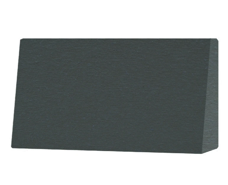 Μαξιλάρι πλάτης τριγωνικό ανθρακί για παλέτα με ύφασμα λονέτα μονόχρωμη