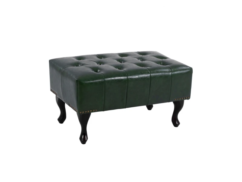 ΤΑΜΠΟΥΡΕ ΥΠΟΠΟΔΙΟ T.CHESTERFIELD EMMA HM226.08 PU ΚΥΠΑΡΙΣΣΙ-ΜΑΥΡΑ ΠΟΔΙΑ 80x45x39Yεκ.