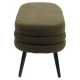 Παγκάκι Ottoman TONDO Πράσινο Ύφασμα Teddy/Μέταλλο 42x112x44cm - Εικόνα 3 | Mypouf.gr
