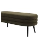 Παγκάκι Ottoman TONDO Πράσινο Ύφασμα Teddy/Μέταλλο 42x112x44cm - Εικόνα 7 | Mypouf.gr