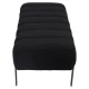 Παγκάκι Ottoman KUBO Μαύρο Ύφασμα Teddy/Μέταλλο 40x116.5x50cm - Εικόνα 3 | Mypouf.gr