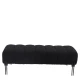 Παγκάκι Ottoman KUBO Μαύρο Ύφασμα Teddy/Μέταλλο 40x116.5x50cm - Εικόνα 5 | Mypouf.gr