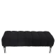 Παγκάκι Ottoman KUBO Μαύρο Ύφασμα Teddy/Μέταλλο 40x116.5x50cm - Εικόνα 6 | Mypouf.gr
