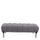 Παγκάκι Ottoman KUBO Γκρι Ύφασμα Teddy/Μέταλλο 40x116.5x50cm - Εικόνα 5 | Mypouf.gr