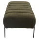 Παγκάκι Ottoman KUBO Πράσινο Ύφασμα Teddy/Μέταλλο 40x116.5x50cm - Εικόνα 4 | Mypouf.gr
