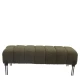 Παγκάκι Ottoman KUBO Πράσινο Ύφασμα Teddy/Μέταλλο 40x116.5x50cm - Εικόνα 6 | Mypouf.gr