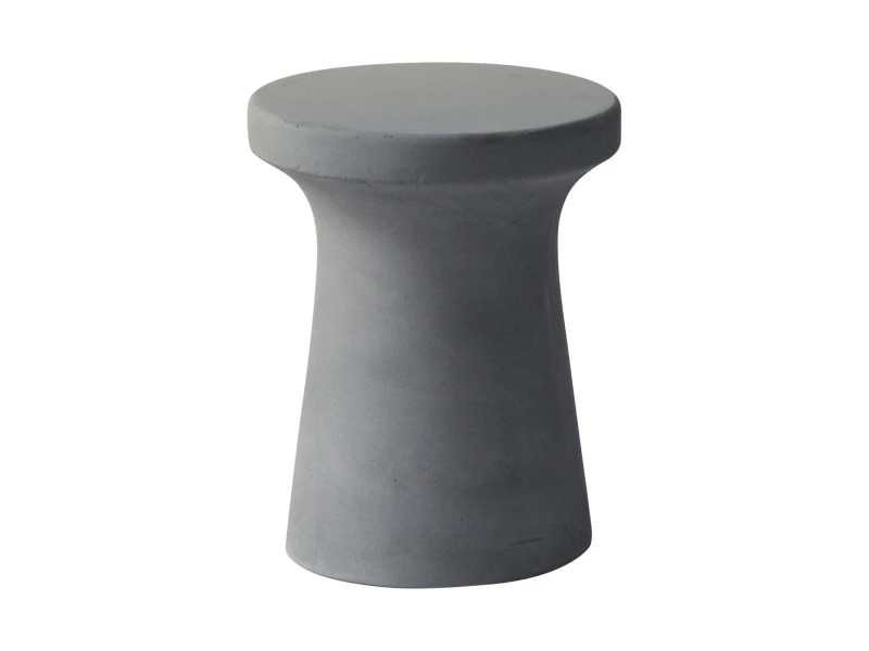 Concrete Σκαμπό Κήπου - Βεράντας, Cement Grey Φ.35cm H.45cm