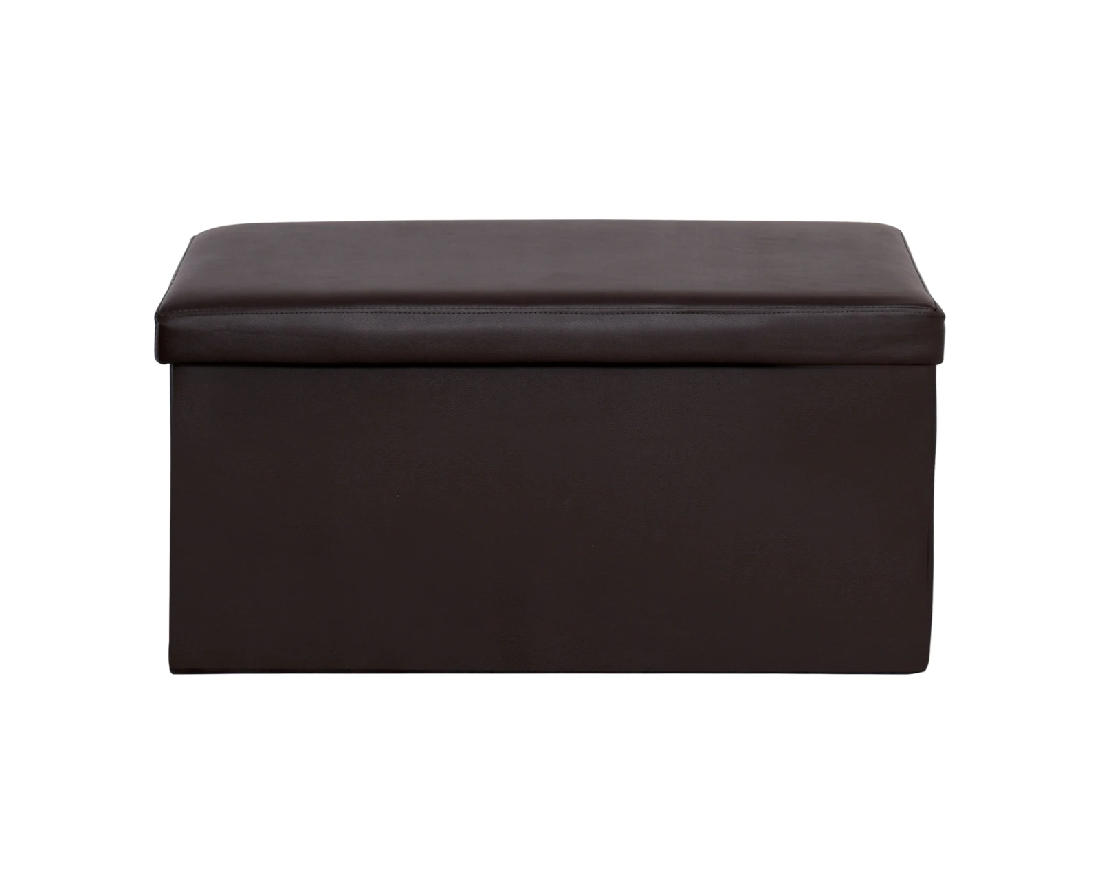 Orion Αποθ/κό Σκαμπώ Pu Σκ.καφέ 80X38X38Cm - Εικόνα 3 | Mypouf.gr
