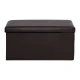Orion Αποθ/κό Σκαμπώ Pu Σκ.καφέ 80X38X38Cm - Εικόνα 3 | Mypouf.gr