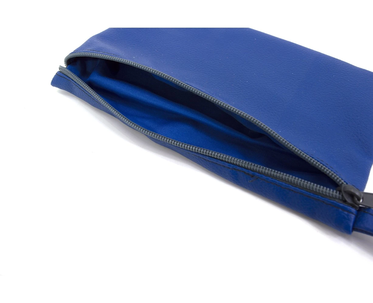Τσαντάκι - Νεσεσέρ δερματίνη Odario Egyptian Blue | Mypouf.gr
