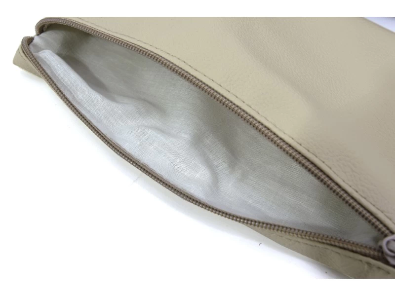 Τσαντάκι - Νεσεσέρ δερματίνη Odario Light Beige