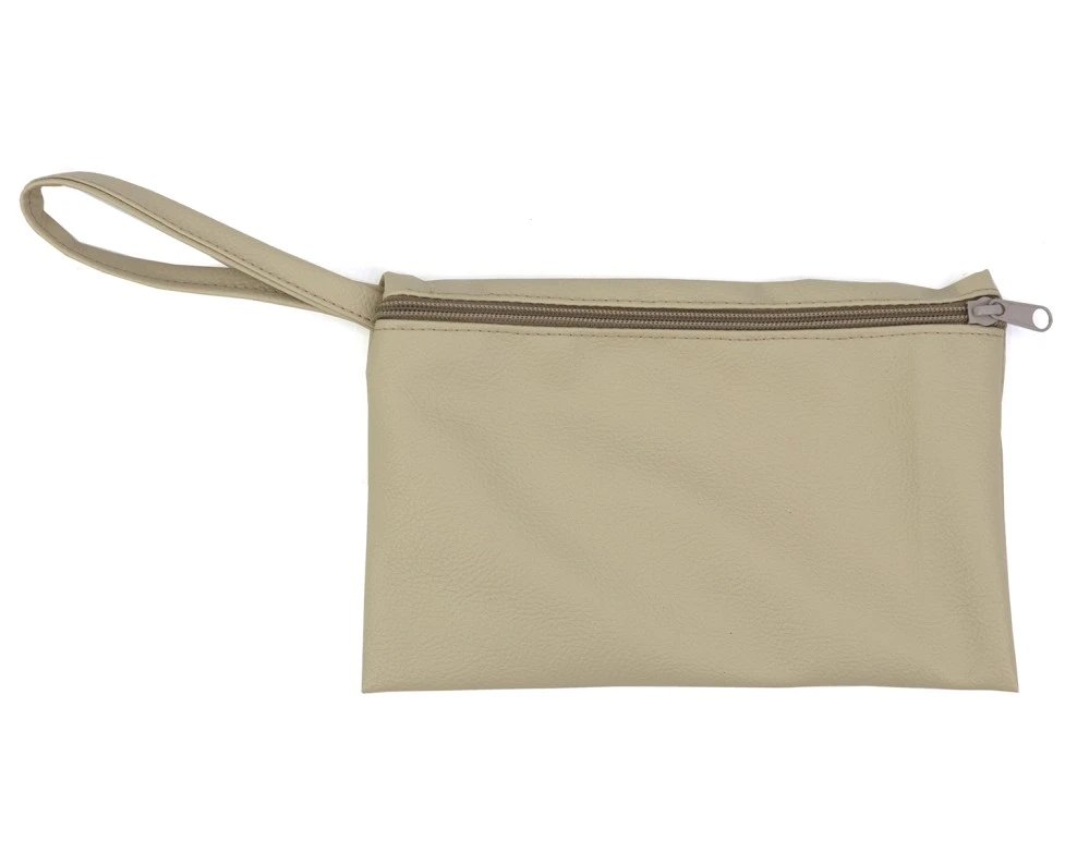 Τσαντάκι - Νεσεσέρ δερματίνη Odario Light Beige | Mypouf.gr