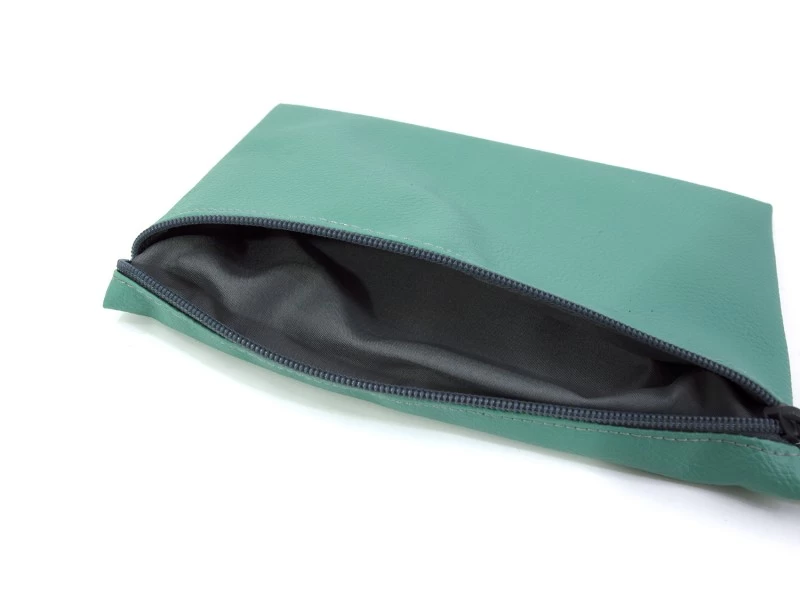 Τσαντάκι - Νεσεσέρ δερματίνη Odario Turquoise Green