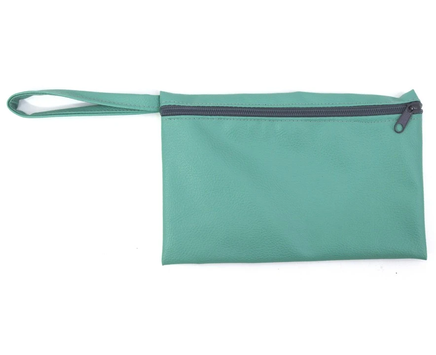 Τσαντάκι - Νεσεσέρ δερματίνη Odario Turquoise Green | Mypouf.gr